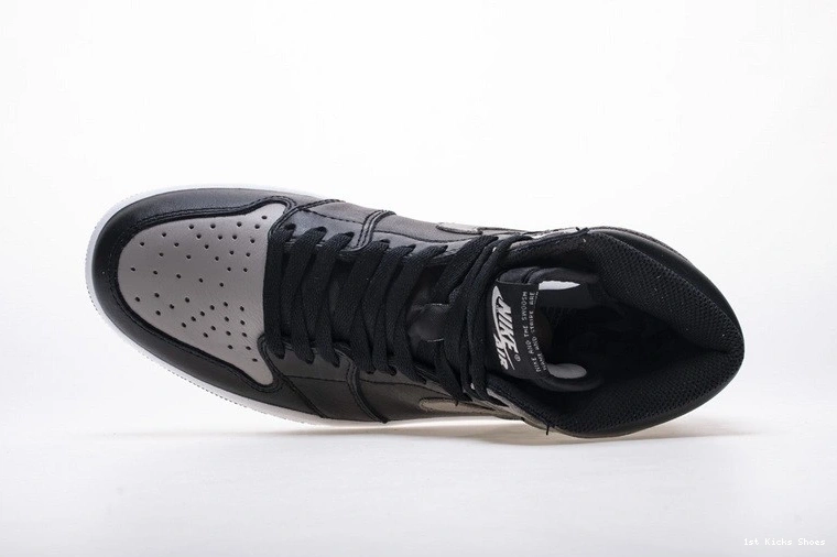 OG 555088-013 Shadow High Black Retro 1 Gray  Jordan Air 1001